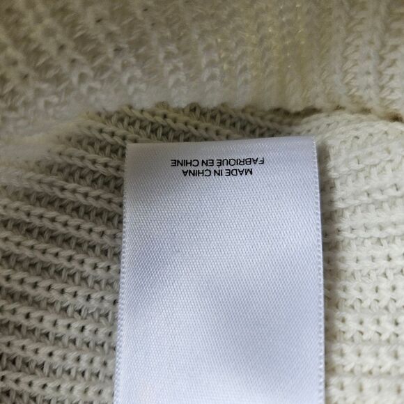 Express Ruffle Sleeve Knit Sweater Women's Small Boatneck Tiered Cuffs Chic NWT - Picture 7 of 8